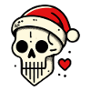 Christmas Skull Skull