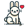 Liebe Herz Hase