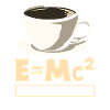 coffee lover E=Mc² energy milk