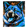 Akita Dog Portrait