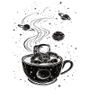 Astronaut in the galaxy