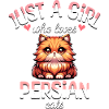 Fille Adore Chat Persan