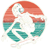 skeleton skateboarding