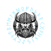 Wikinger Krieger Walhalla Runenkreis
