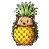 Hérisson ananas