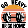 Retro Sunset Silhouette Duo