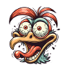Chicken Bird Rooster Crazy Bird