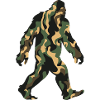 Camouflage Sasquatch Stride