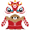 Chinese New Year - Lion Dance Beaver
