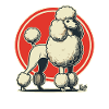 Majestic Retro Poodle