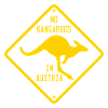 No Kangaroos in Austria Road Sign