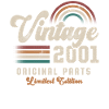 Millésime 2001 Anniversaire Rétro