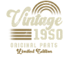 Millésime 1950 Anniversaire Rétro