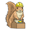 Squirrel Easter Artisan
