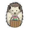 Hedgehog Easter Easter Egg