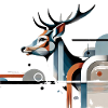 Modern Hirsch Design #1
