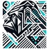 Abstract Animal Gorilla 1