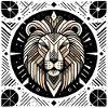 Abstract Animal Lion 1