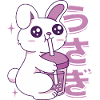 Kawaii Bunny Bubble Tea
