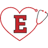 Letter e stethoscope