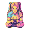 Gaming Girl Comic Look