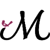 Letter M with Bird