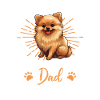 Pomeranian Groovy Pomeranian Dad