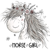 Cavallo Ragazza Cavallo Ragazza Cartone Animato