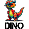 Dino with sunglasses