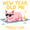 Funny Pig - New Year Design