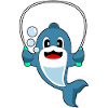 Delfin Seilspringen Springseil Fitness