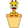 Giraffe Cream Cone