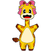 Giraffe Hair Bow