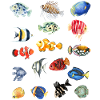 T-shirt Sea Fish - Motif de vêtements de plage colorés