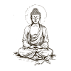 Buddha Handdrawing
