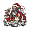 Merry Christmas Santa Cigars
