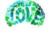 T-shirt psychédélique Skull Brain Love