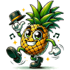 Dancing pineapple