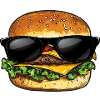 Hamburger Lunettes de soleil Burger