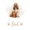 Lévrier afghan papa afghan groovy