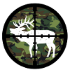 Hunter Hunting Moose