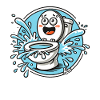 The Splashy Funny Toilet