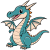 My Little Blue Dragon Friend