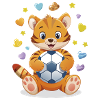 Tigerinchen – The little professional footballer!
