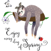 Sloth in spring