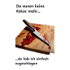 Keksdrama mit Messer