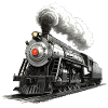 Nostalgic Steam Locomotive - Railway Illustration