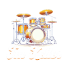 Batteur Batteur Percussion Musiciens