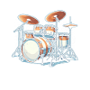 Batteur Batteur Percussion Musiciens