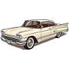 Klassischer Oldtimer - Elegantes Retro-Autodesign